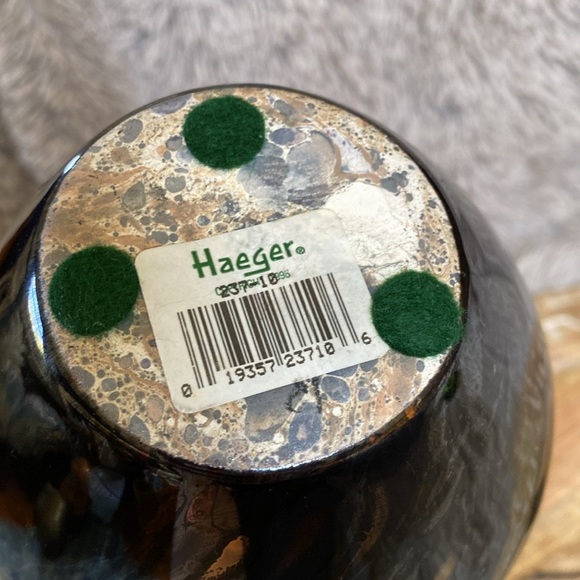 HAEGAR OIL SLICK VASE EUC - Picture 4 of 4